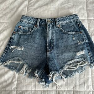 Garage denim shorts
